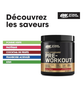 Optimum Nutrition Gold Standard Pre Workout en poudre, 330g