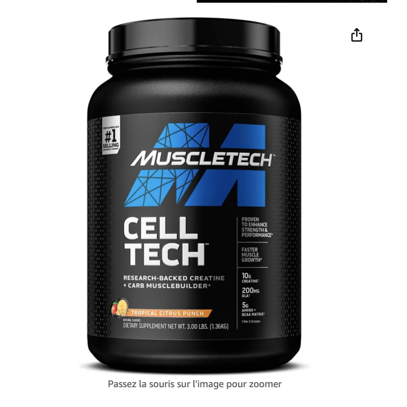 Cell-Tech, Tropical Citrus Punch - 1360g