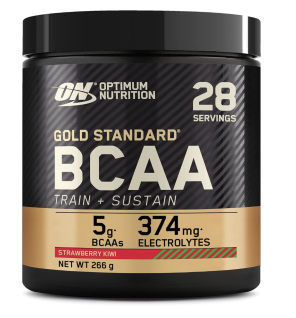 Optimum Nutrition Gold Standard BCAA, saveur fraise & kiwi, 266 g