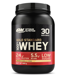 Optimum Nutrition Gold Standard 100% Whey, Vanille Française, 900 g