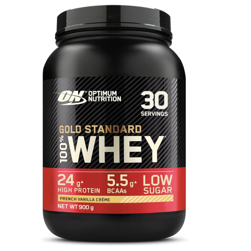 Optimum Nutrition Gold Standard 100% Whey, Vanille Française, 900 g