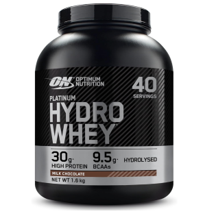 Optimum Nutrition Platinum Hydro Whey, goût Chocolat au lait, 1,6 kg