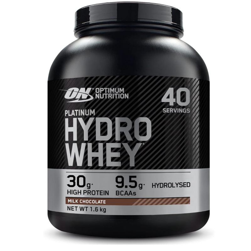 Optimum Nutrition Platinum Hydro Whey, goût Chocolat au lait, 1,6 kg