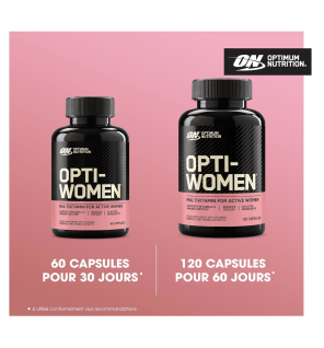 Optimum Nutrition Opti-Women, Non Aromatisé,120 Gélules