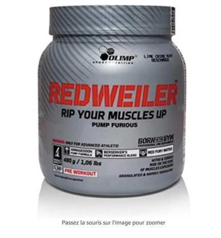 OLIMP SPORT NUTRITION Redweiler Support Musculaire pour Sportif Cola 480 g