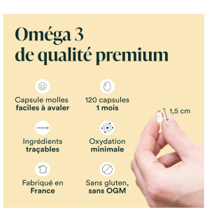 NOVOMA Oméga 3 Huile de Poisson Epax