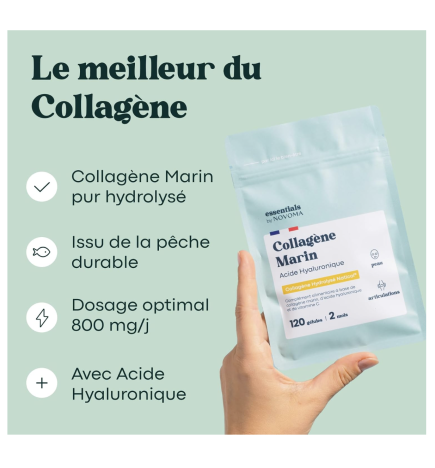 Collagène Marin + Acide Hyaluronique, by Novoma