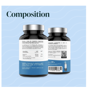 NOVOMA Magnésium Bisglycinate + Taurine & Vitamine B6