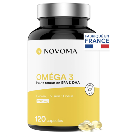 NOVOMA Oméga 3 Huile de Poisson Epax®