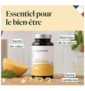 NOVOMA Oméga 3 Huile de Poisson Epax®