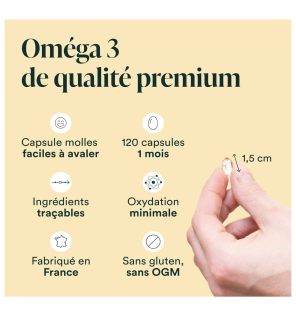 NOVOMA Oméga 3 Huile de Poisson Epax®