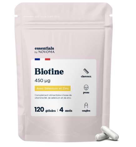 Biotine avec Sélénium et Zinc, by Novoma