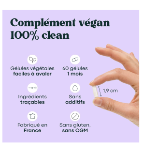 Acide Hyaluronique Pur, 60 Gélules Vegan