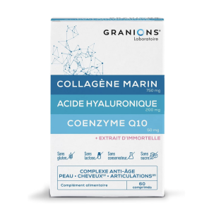 GRANIONS - Collagene Marin Acide Hyaluronique + Coenzyme Q10