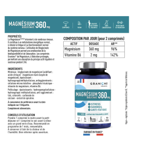 Magnesium Bisglycinate 360 mg