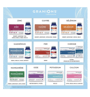 GRANIONS DE FER - 30 ampoules