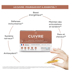 Granions CUIVRE 2mg