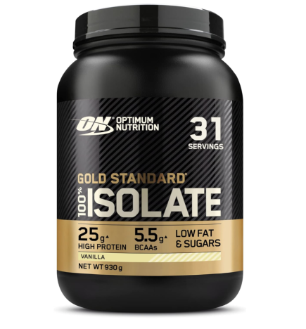 Optimum Nutrition ON Gold Standard 100% Isolate Pure Whey Protéine, 930g