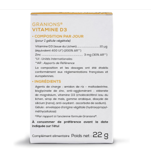 Vitamine D3 GRANIONS