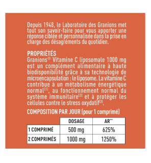 GRANIONS | Vitamine C Liposomale 1000mg