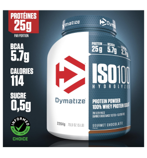 Dymatize ISO 100 Hydrolyzed Gourmet Chocolate