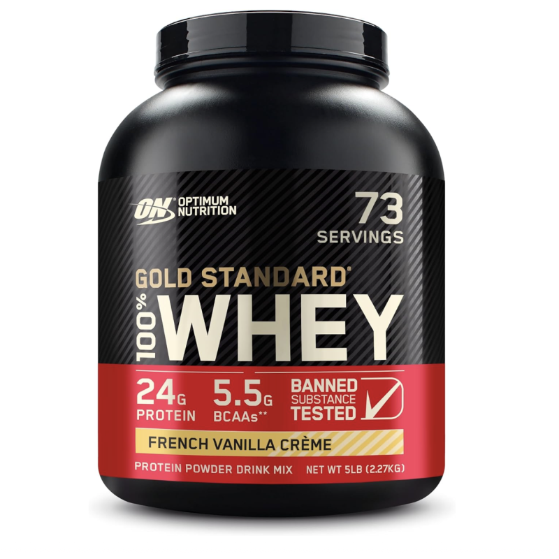 Optimum Nutrition Gold Standard 100% Whey, Vanille Française, 2,28 kg