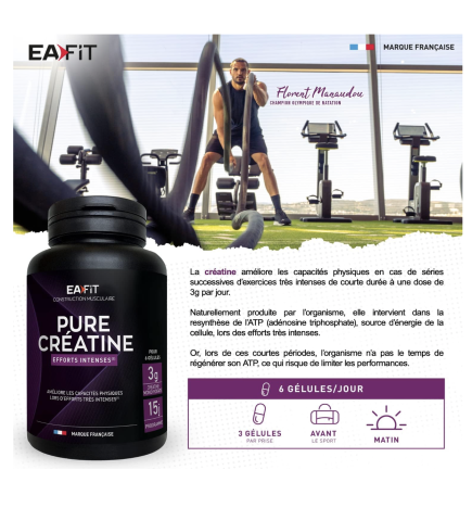 Pure Creatine - EAFIT - Creatine Monohydrate Gelule