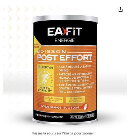 EAFIT| Boisson Post-Effort