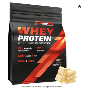 Whey Protein Complex - 1000 g (Chocolat blanc)