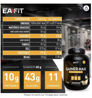 EAFIT-GAINER MAX 2