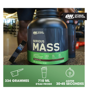 Optimum Nutrition Serious Mass Poudre de Protéine, 2,73kg