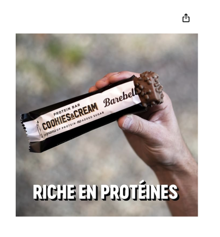 Barebells Barre de protéine 20g proteine